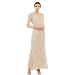 Mac Duggal 93629 Long Sleeve Formal Dress size 6